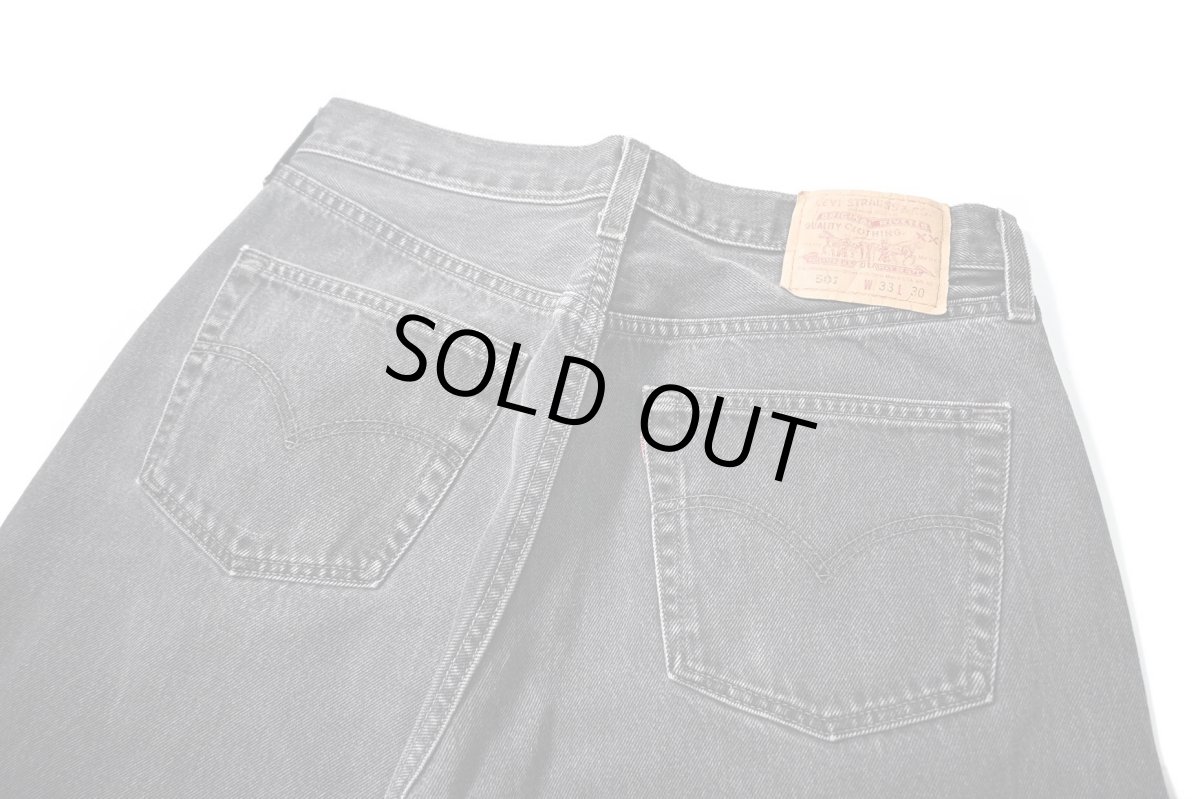 画像4: 01' Used Levi's 501 Denim Pants Black made in USA リーバイス (4)