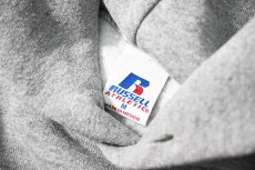 画像4: Used Russell Athletic Blank Sweat Hoodie Grey (4)