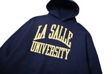 画像2: Used Russell Athletic Print Sweat Hoodie "La Salle University" made in USA (2)