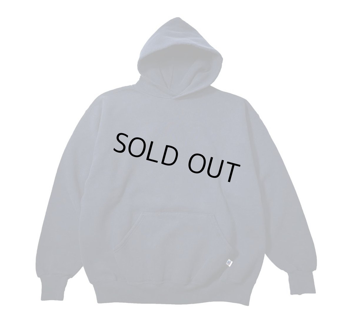 画像1: Used Russell Athletic Blank Sweat Hoodie Navy (1)