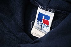 画像4: Used Russell Athletic Blank Sweat Hoodie Navy (4)