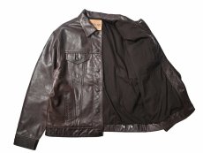 画像5: Used Gap Leather Trucker Jacket (5)