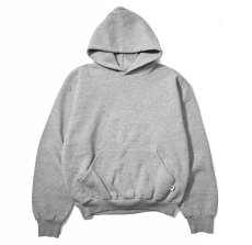 画像1: Used Russell Athletic Blank Sweat Hoodie Grey (1)