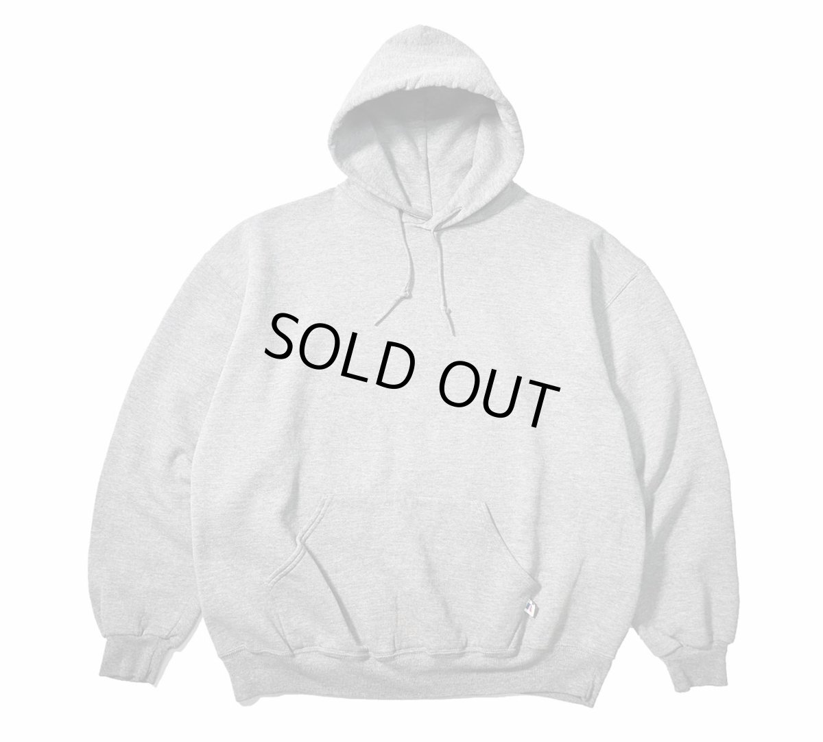 画像1: Used Russell Athletic Blank Sweat Hoodie Grey made in USA (1)