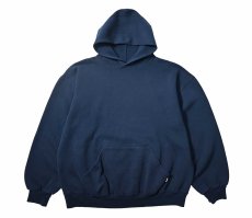画像1: Used Russell Athletic Blank Sweat Hoodie Navy made in USA (1)