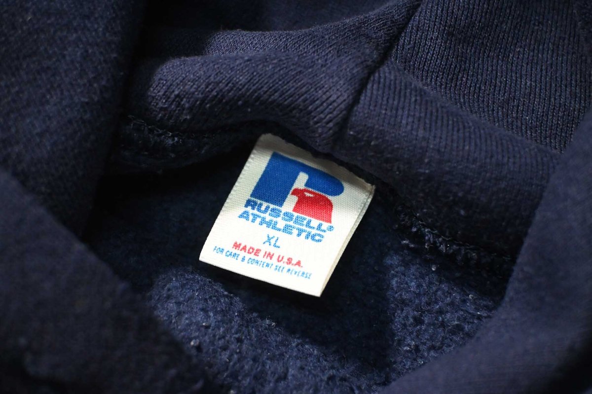 画像4: Used Russell Athletic Print Sweat Hoodie "La Salle University" made in USA (4)
