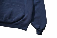 画像3: Used Russell Athletic Blank Sweat Hoodie Navy made in USA (3)