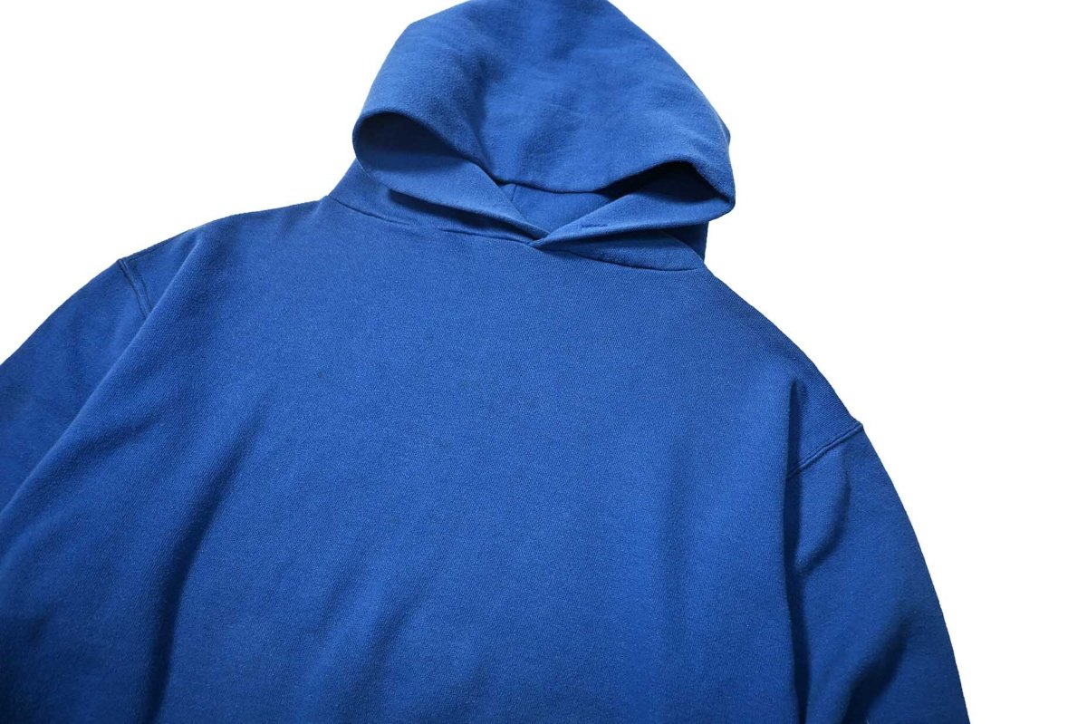 画像2: Used Russell Athletic Blank Sweat Hoodie Blue made in USA (2)
