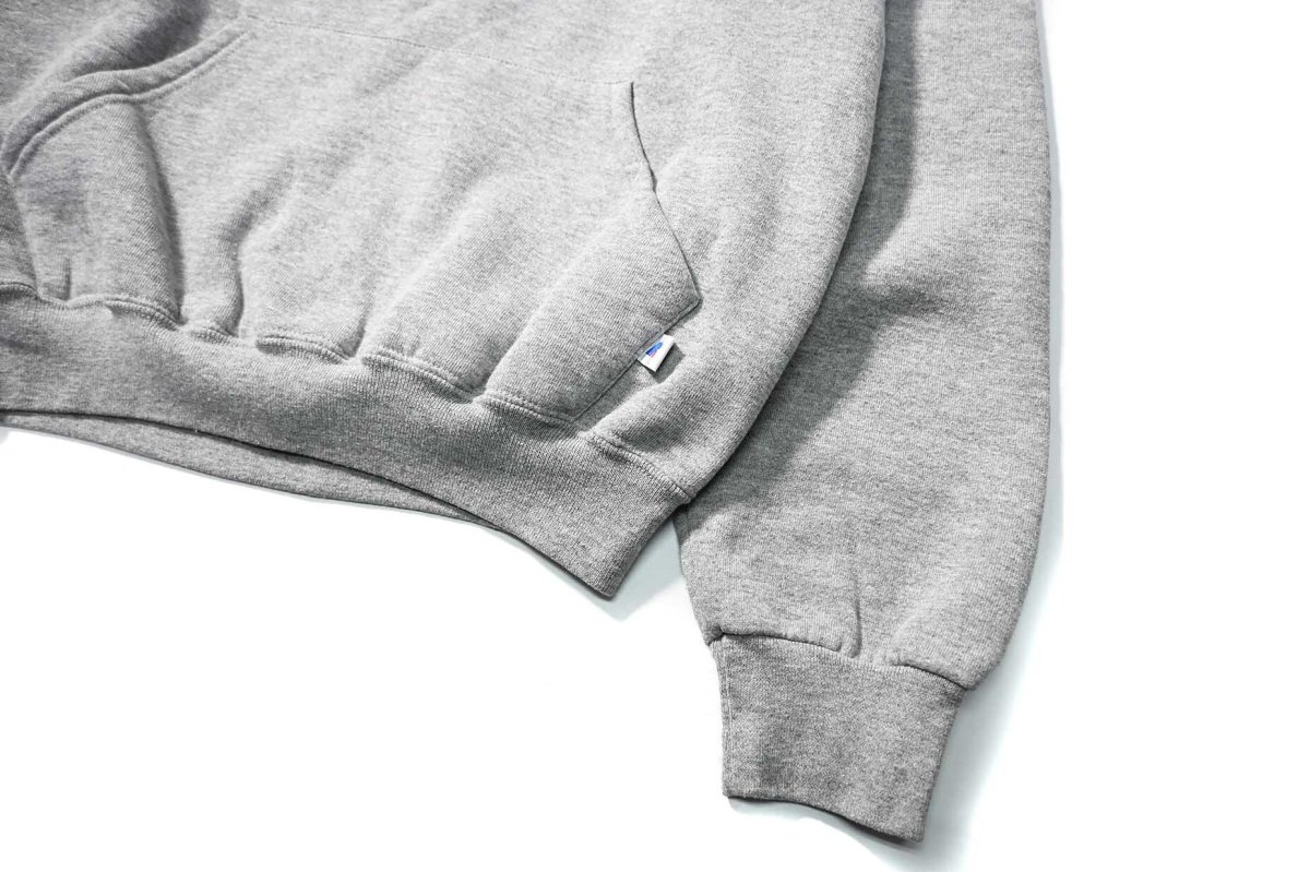 画像3: Used Russell Athletic Blank Sweat Hoodie Grey (3)