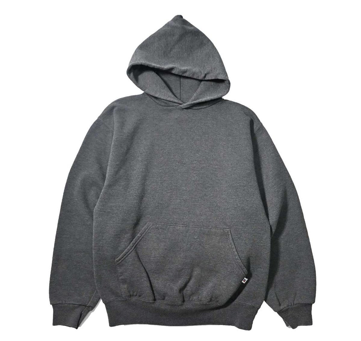 画像1: Used Russell Athletic Blank Sweat Hoodie Charcoal (1)