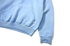 画像3: Used Russell Athletic Blank Sweat Hoodie Sax (3)
