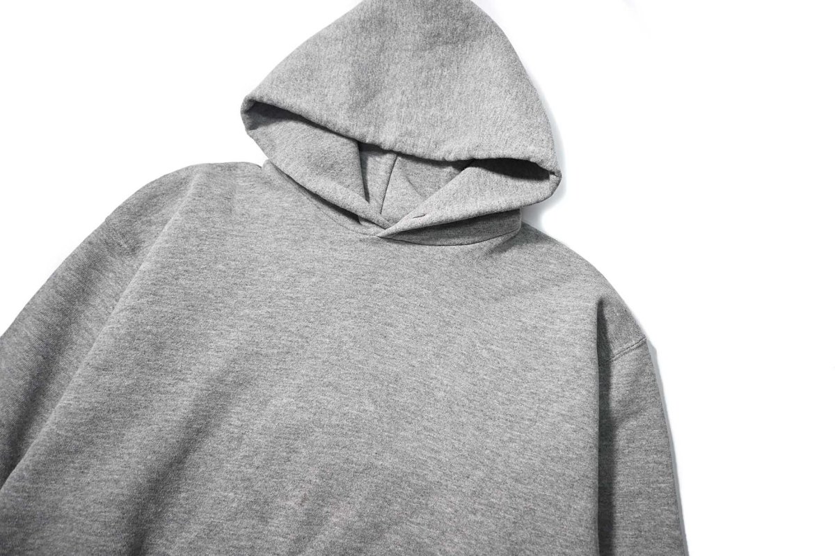 画像2: Used Russell Athletic Blank Sweat Hoodie Grey (2)