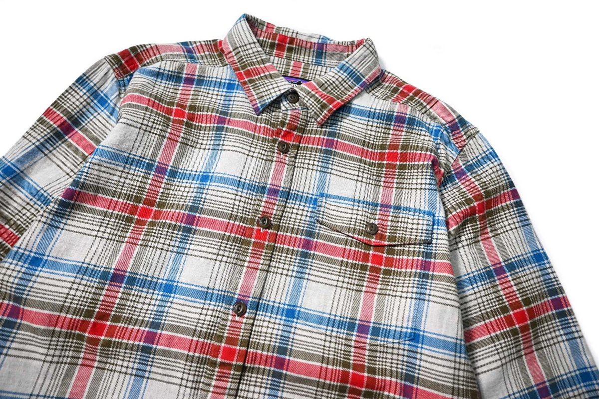画像2: Used patagonia Lightweight Fjord Flannel Shirt パタゴニア (2)