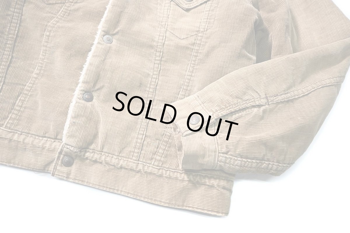 画像3: 70s Used Levi's Corduroy Sherpa Trucker Jacket made in USA (3)