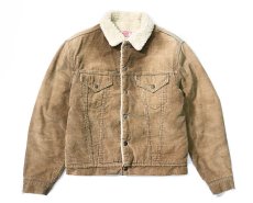 画像1: 70s Used Levi's Corduroy Sherpa Trucker Jacket made in USA (1)
