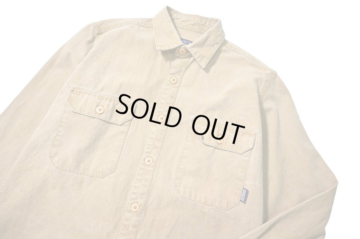 画像2: 90s Used patagonia Canvas Shirt パタゴニア (2)