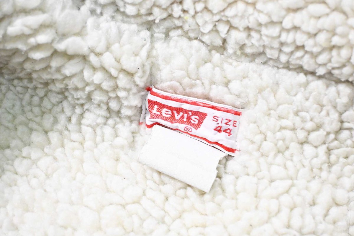 画像5: 70s Used Levi's Denim Sherpa Trucker Jacket made in USA (5)