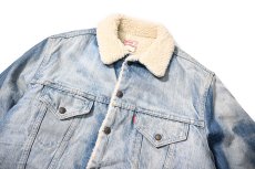 画像2: 70s Used Levi's Denim Sherpa Trucker Jacket made in USA (2)