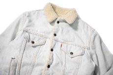 画像2: 70-80s Used Levi's Denim Sherpa Trucker Jacket made in USA (2)