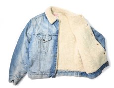 画像4: 70s Used Levi's Denim Sherpa Trucker Jacket made in USA (4)