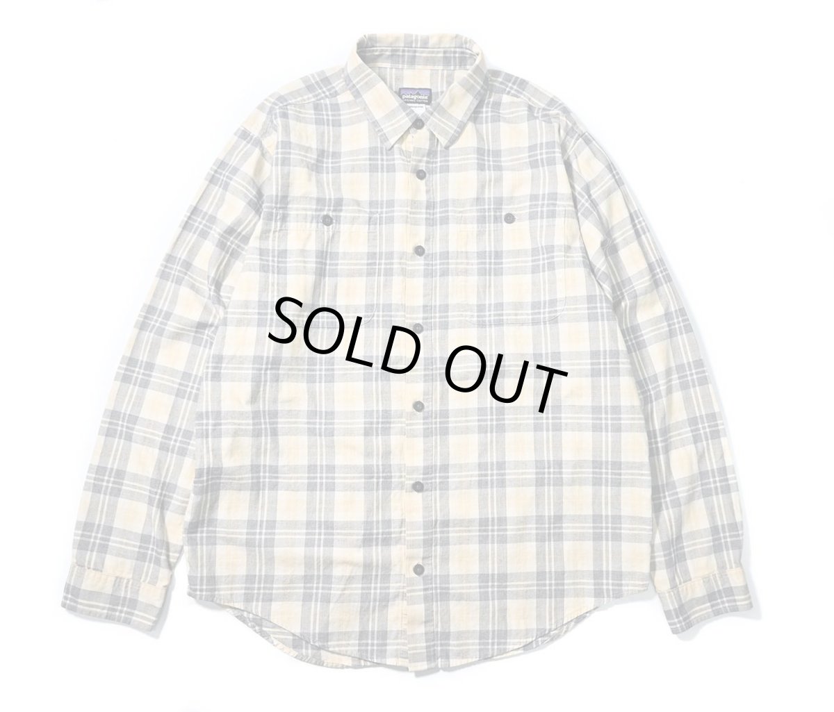 画像1: Used patagonia Pima Cotton Shirt パタゴニア (1)