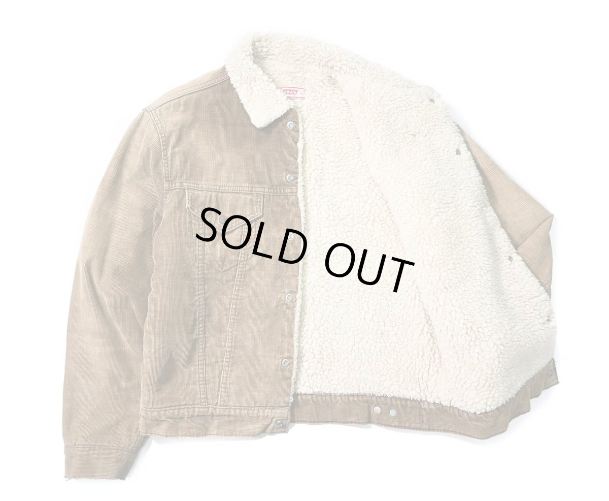 画像4: 70s Used Levi's Corduroy Sherpa Trucker Jacket made in USA (4)