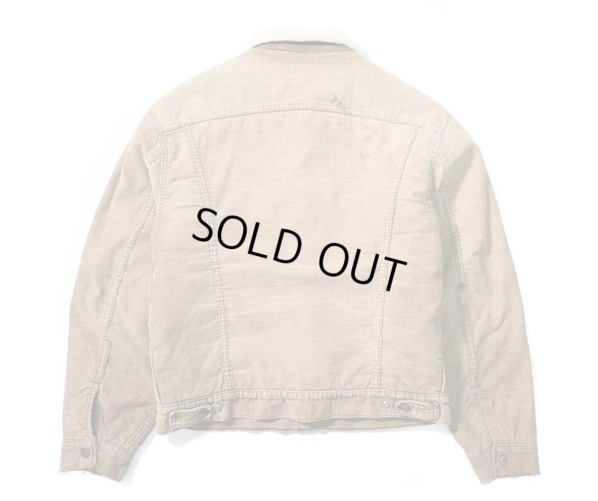 画像6: 70s Used Levi's Corduroy Sherpa Trucker Jacket made in USA (6)