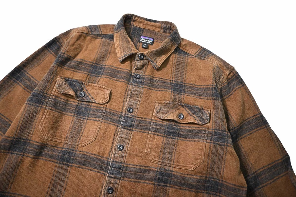 画像2: Used patagonia Fjord Flannel Shirt パタゴニア (2)