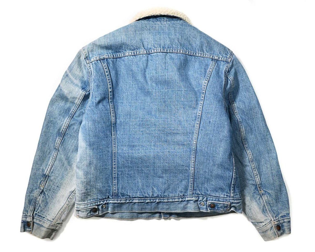 画像6: 70s Used Levi's Denim Sherpa Trucker Jacket made in USA (6)