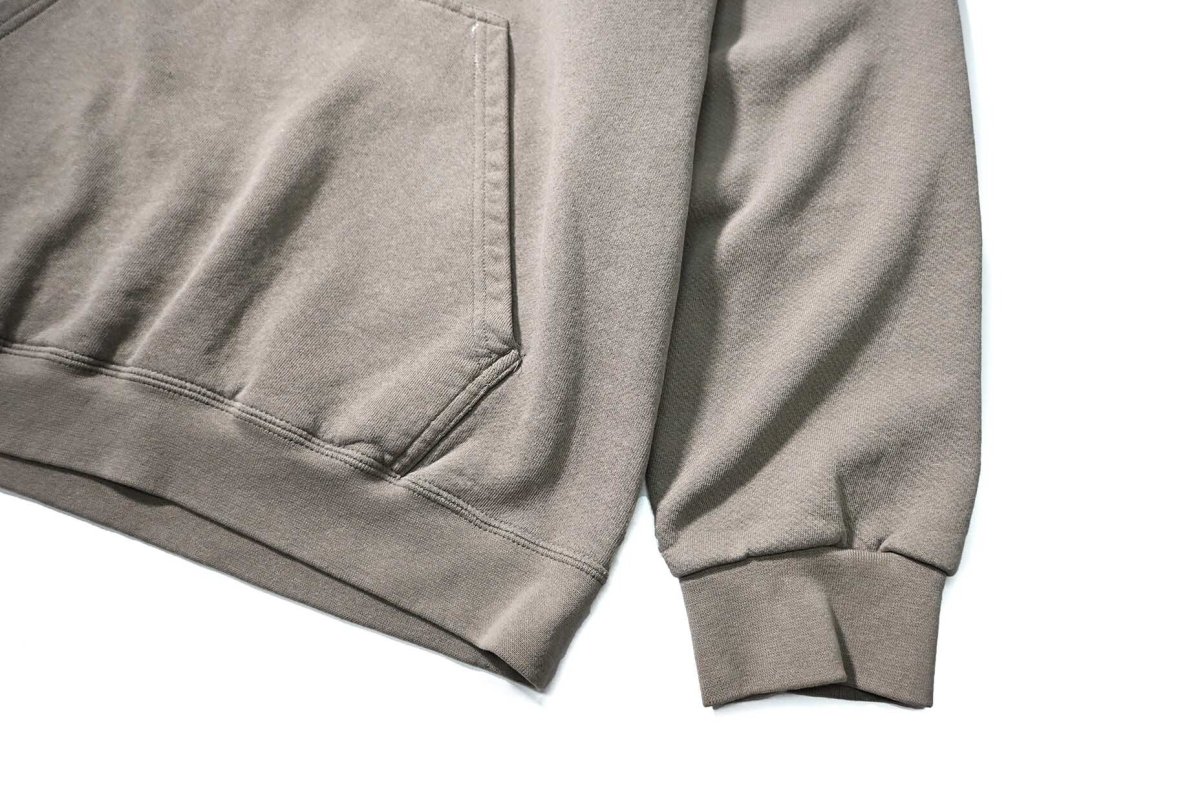 画像3: 00s Used Nike Embroidered Sweat Hoodie Khaki (3)