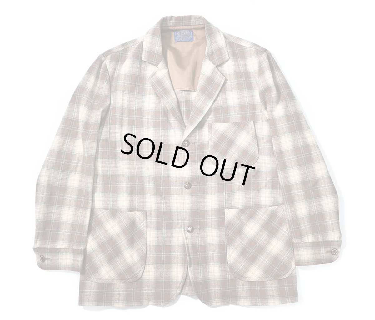 画像1: 70s Used Pendleton Wool Tailored Jacket made in USA (1)