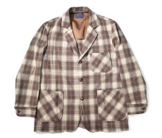 画像1: 70s Used Pendleton Wool Tailored Jacket made in USA (1)
