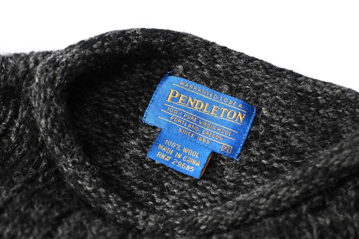 画像4: Used Pendleton Roll Neck Wool Knit Sweater (4)