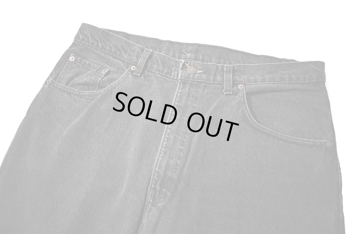 画像2: 92' Used Levi's 560 Denim Pants Black made in USA リーバイス (2)