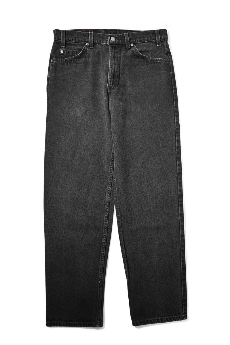 画像1: 97' Used Levi's 550 Denim Pants Black made in USA リーバイス (1)