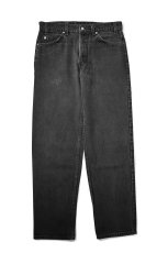 画像1: 97' Used Levi's 550 Denim Pants Black made in USA リーバイス (1)
