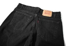 画像4: 95' Used Levi's 550 Denim Pants Black made in USA リーバイス (4)