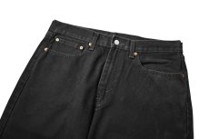 画像2: Used Levi's 550 Denim Pants Black リーバイス (2)