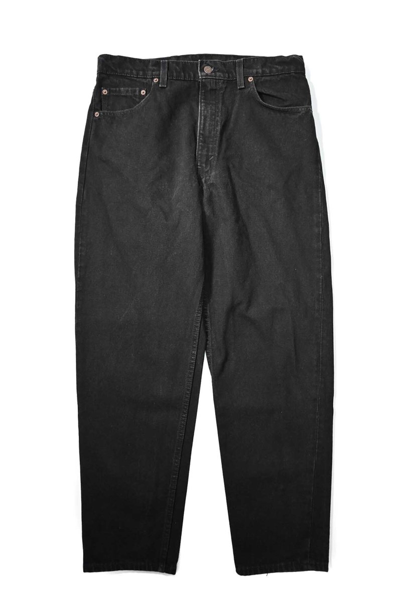 画像1: 95' Used Levi's 550 Denim Pants Black made in USA リーバイス (1)