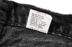 画像8: 93' Used Levi's 550 Denim Pants Black made in USA リーバイス (8)