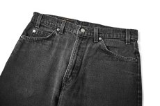 画像2: 97' Used Levi's 550 Denim Pants Black made in USA リーバイス (2)