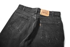 画像4: 97' Used Levi's 550 Denim Pants Black made in USA リーバイス (4)
