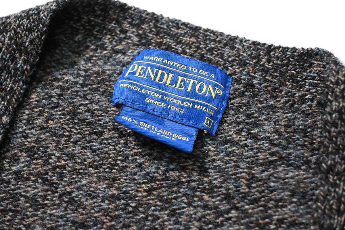 画像4: Used Used Pendleton Wool Knit Cardigan (4)
