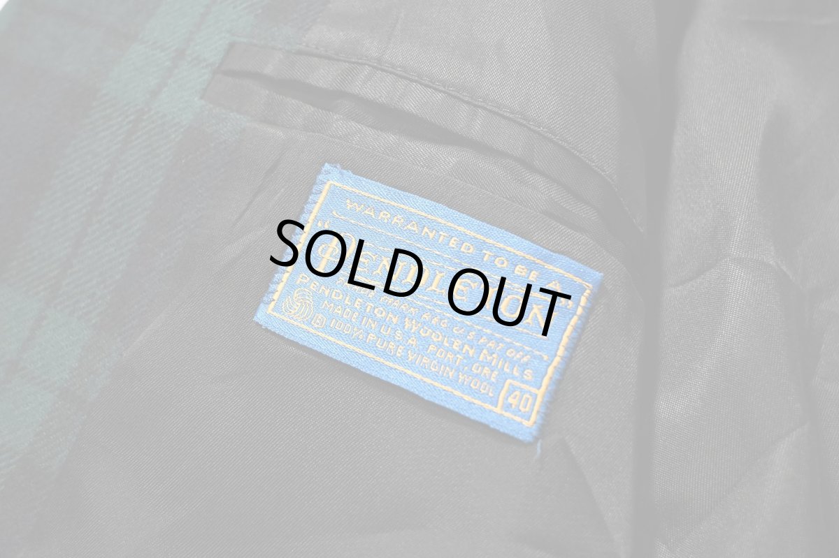 画像5: 80s Deadstock Pendleton Wool Tailored Jacket made in USA (5)