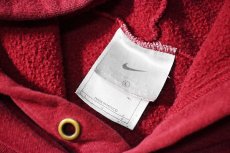 画像4: 00s Used Nike Embroidered Sweat Hoodie Burgundy (4)