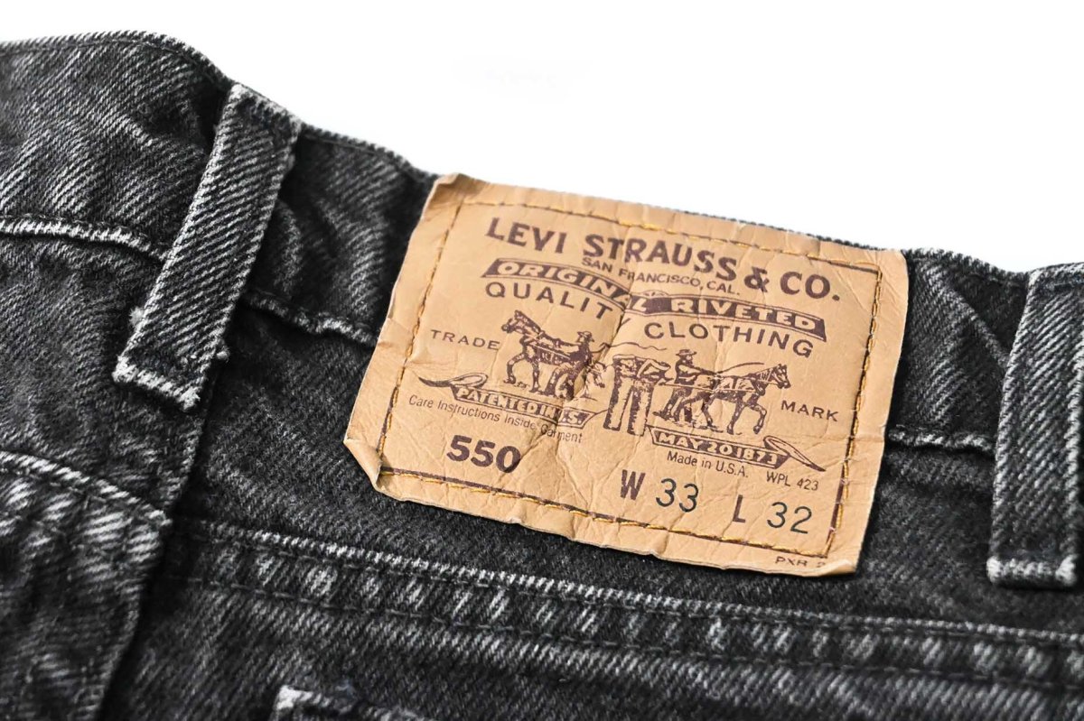画像5: 93' Used Levi's 550 Denim Pants Black made in USA リーバイス (5)