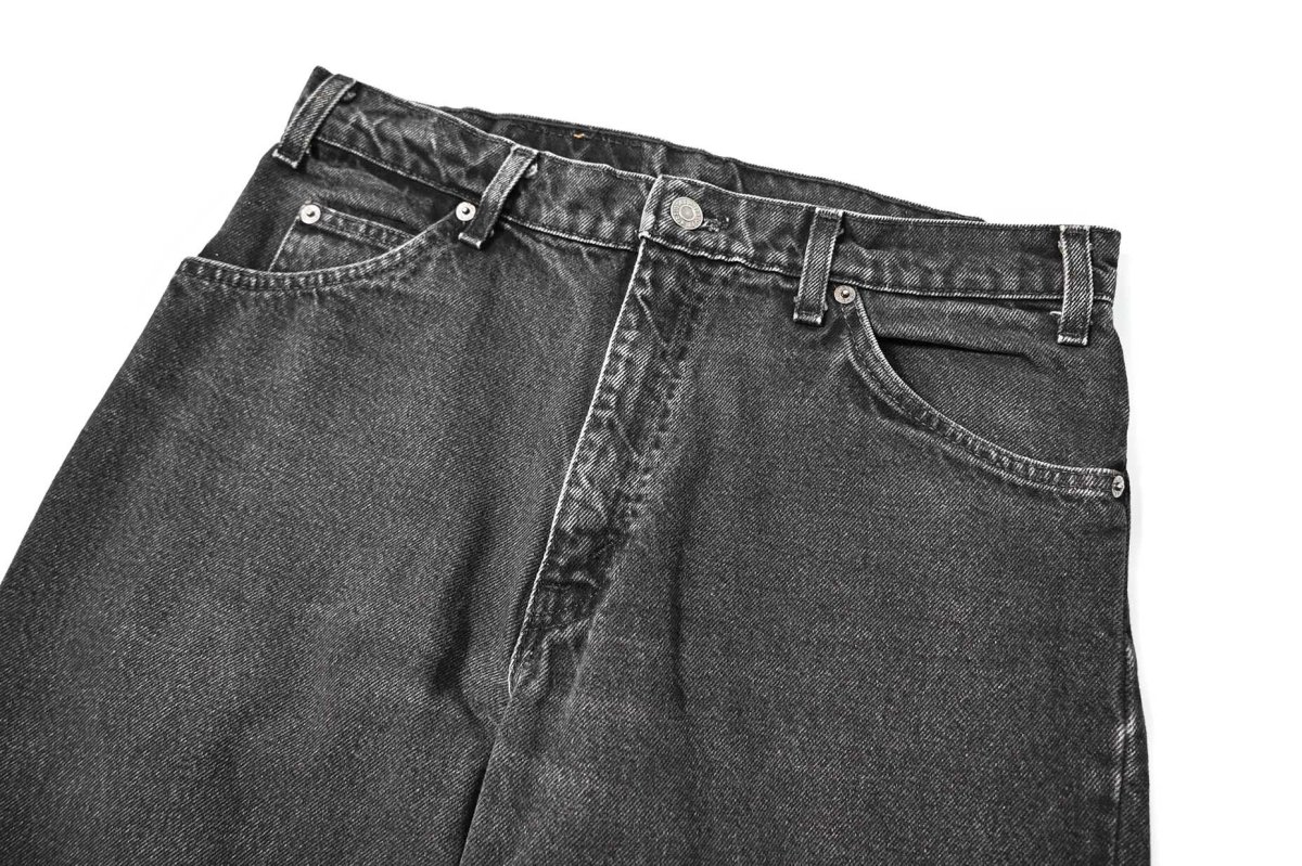 画像2: 93' Used Levi's 550 Denim Pants Black made in USA リーバイス (2)