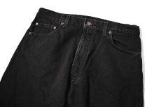 画像2: 95' Used Levi's 550 Denim Pants Black made in USA リーバイス (2)