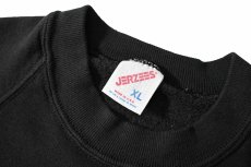 画像4: Used Jerzees Raglan Sleeve Blank Sweat Shirt Black made in USA (4)