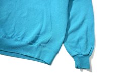 画像3: Used Jerzees Raglan Sleeve Blank Sweat Shirt Turquoise made in USA (3)
